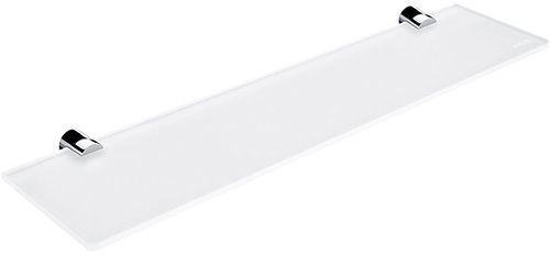 Nimco Bathroom and shower shelf 50 cm - glass metal Bormo BR-11091B-50-26 - Bathroom Shelf - Main image