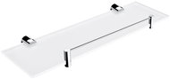Nimco Bathroom and shower shelf 40 cm with frame - glass metal Bormo BR-11091BX-40-26 - Bathroom Shelf