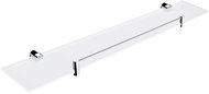 Nimco Bathroom and shower shelf 60 cm with railing - glass metal Bormo BR-11091BX-60-26 - Bathroom Shelf