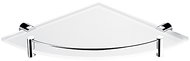 Nimco Corner bathroom and shower shelf with railing - glass metal Bormo BR-11091RBX-26 - Bathroom Shelf