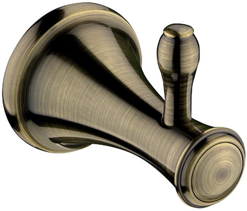 NIMCO Lada single hook, old brass - Bathroom Hook - Main image