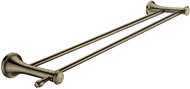 NIMCO Lada double towel holder 64 cm, old brass - Towel Rack