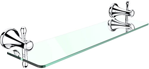 Nimco Bathroom and shower shelf 50 cm - glass metal Lada LA-19091-26 - Bathroom Shelf - Main image