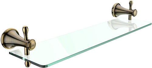 Nimco Bathroom and shower shelf 50 cm - glass metal Lada LA-19091-65 - Bathroom Shelf - Main image