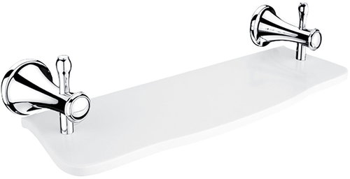 Nimco Bathroom and shower shelf 40 cm - stone metal Lada LA-19091UK-40-26 - Bathroom Shelf - Main image