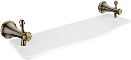 Nimco Bathroom and shower shelf 50 cm - stone metal Lada LA-19091UK-50-65 - Bathroom Shelf - Main image