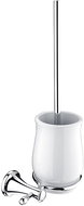 NIMCO Lada retro toilet brush with ceramic bowl, chrome - Toilet Brush