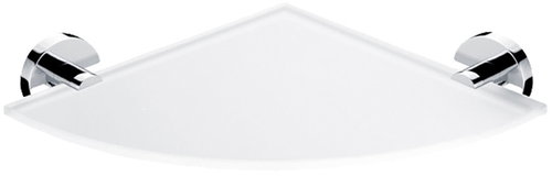 Nimco Bathroom and shower shelf corner - glass metal Unix UN-13091RB-26 - Bathroom Shelf - Main image