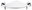 Corner bathroom and shower shelf with railing - glass metal Unix UN-13091RBX-26