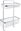 Shelf, two-tier wire - metal Open OP-123D-26