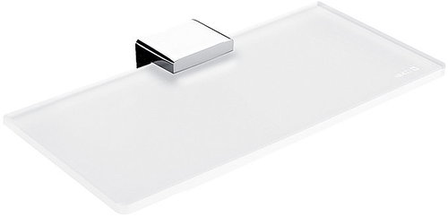 Nimco Shelf for bathroom and shower 20 cm - glass metal Kibo Ki-14091B-1U-20-26 - Bathroom Shelf - Main image