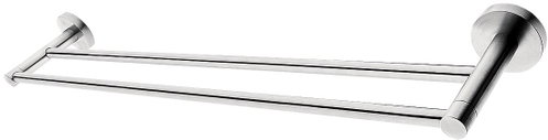 NIMCO Unix stainless steel double towel holder, 66 cm - Towel Rack - Main image