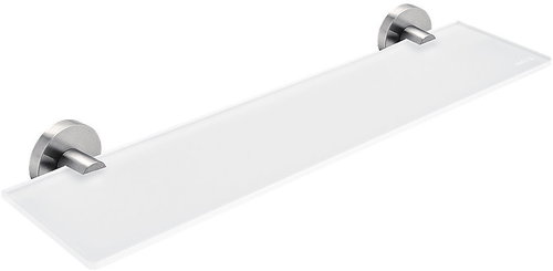 Nimco Shelf for bathroom and shower 50 cm - glass metal Unix UNM-13091B-50-10 - Bathroom Shelf - Main image