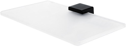 Nimco Bathroom and shower shelf 20 cm - glass black Kibo Ki-14091B-1U-20-90 - Bathroom Shelf - Main image