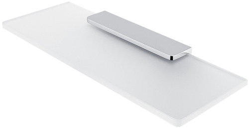 Nimco Maya chrome Bathroom and shower shelf 30 cm - metal glass MA-29091B-30-26 - Bathroom Shelf - Main image
