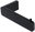 Black Toilet paper holder - metal MAC-29055-90