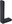 Black Toilet paper holder - spare metal MAC-29055R-90