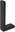 Black Toilet paper holder - spare metal MAC-29055R-90