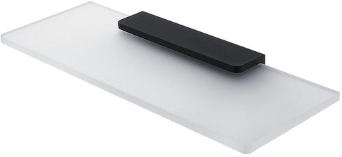 Nimco Maya black Bathroom and shower shelf 30 cm - metal glass MAC-29091B-30-90 - Bathroom Shelf - Main image