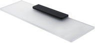 Nimco Maya black Bathroom and shower shelf 40 cm - metal glass MAC-29091B-40-90 - Bathroom Shelf