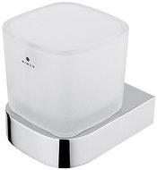 NIMCO Nikau toothbrush holder, frosted glass container - Toothbrush Holder