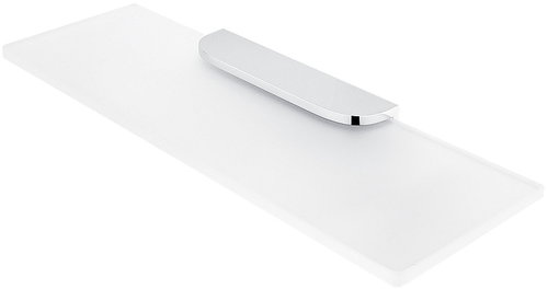 Nimco Shelf for bathroom and shower 40 cm - glass metal Nikau NK-30091B-40-26 - Bathroom Shelf - Main image