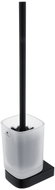 Nimco Stainless steel toilet brush - glass Nikau black NKC-30094CN-90 - Toilet Brush