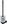Stainless steel toilet brush - glass Nikau black NKC-30094CN-90