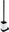 Toilet brush stainless steel - ceramic Nikau black NKC-30094KN-90