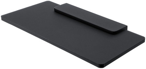 Nimco Maya black Shelf 20 cm for bathroom and shower - plexiglass metal MAC-X320-C-90 - Bathroom Shelf - Main image