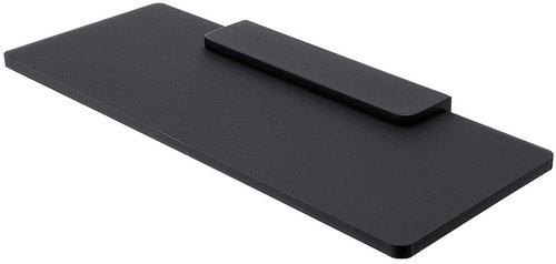 Nimco Maya black Shelf 30 cm for bathroom and shower - plexiglass metal MAC-X330-C-90 - Bathroom Shelf - Main image