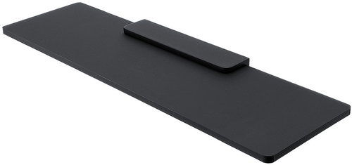 Nimco Maya black Shelf 50 cm for bathroom and shower - plexiglass metal MAC-X350-C-90 - Bathroom Shelf - Main image