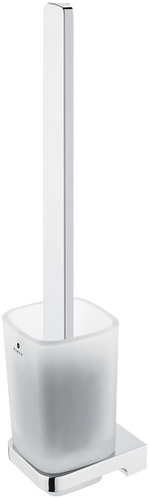 Nimco Maya chrome toilet brush with square handle MA-29094CN-HR-26 - Toilet Brush - Main image