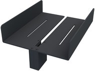 Nimco Bathroom and shower shelf for screen - double black metal 2091-DJ-25-90 - Bathroom Shelf