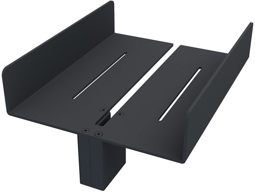 Nimco Bathroom and shower shelf for screen - double black metal 2091-DJ-25-90 - Bathroom Shelf - Main image