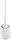 Toilet brush Tabo white ceramic - toilet brush metal TA 3194-05