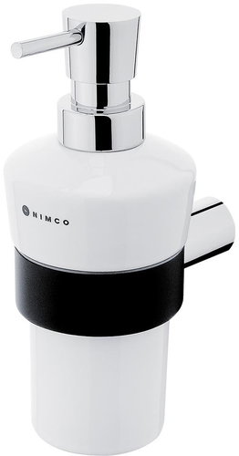 NIMCO Wall mounted ceramic liquid soap dispenser NA 28031KU-T - Soap Dispenser - Main image