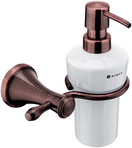 NIMCO Retro ceramic liquid soap dispenser with wall mount LA 19031KU-80 - Soap Dispenser - Main image