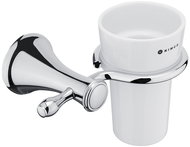 NIMCO Retro wall mounted toothbrush holder with ceramic cup LA 19058KU-26 - Toothbrush Holder