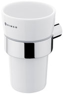 NIMCO Wall mounted toothbrush holder with ceramic cup BR 11058KU-26 - Toothbrush Holder