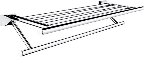 NIMCO Metal towel shelf with trap KE 22063-26 - Towel Rack - Main image