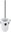 Nimco Toilet brush ceramic - metal Bormo chrome BR-11094KU-26