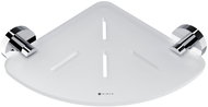 Nimco Shelf for bathroom and shower corner - plexiglass metal Unix UN-X208-26 - Bathroom Shelf