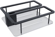 Nimco double shower caddy for shower enclosures, 25 cm, no-drill matt black - Bathroom Shelf