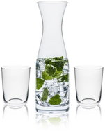 RONA HANDY Water Set: 1L Carafe + 2× 340ml Glasses - Glass