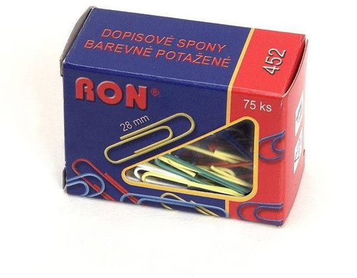 RON 452 B 28mm Coloured - Pack 75 pcs - Paper Clips - Main image