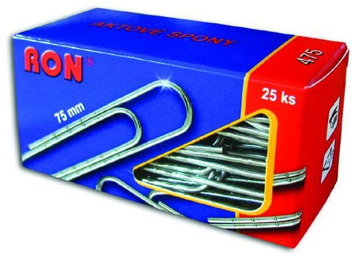 RON 475 75 mm blank - Packungsinhalt 25 Stück - Büroklammer - Hauptbild