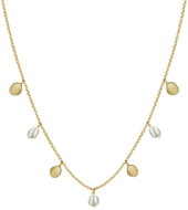 Rosefield Multi Shell and Pearl Charms Necklace Gold JMSPNG-J161 - Necklace