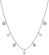 Rosefield Multi Shell and Pearl Charms Necklace Silver JMSPNS-J162 - Necklace