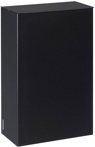 Rossignol SAS Manga, wall mounted with lid, 10 l, black - Rubbish Bin - Main image